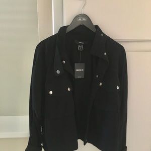Forever 21 Black Jean Jacket